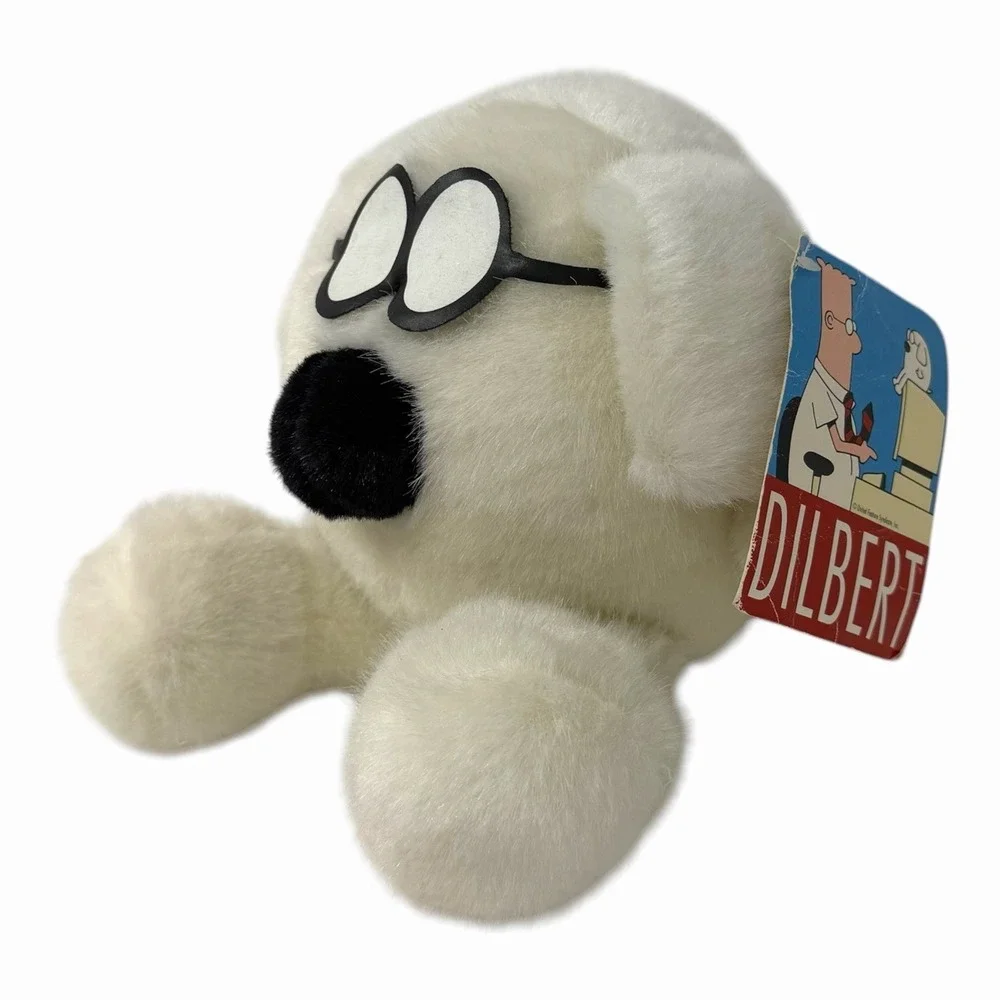 Commonwealth Dilbert's‎ Dog Plastic Glasses DOGBERT Plush Toy 7